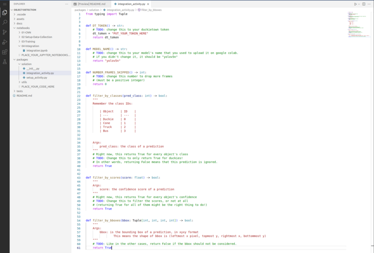 Screenshot of the solution folder showing implementation files