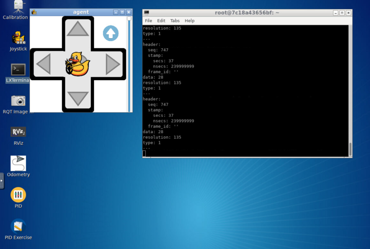 Joystick control interface for Duckiebot